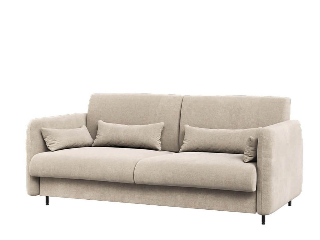 BED CONCEPT BC-19 sofa tapicerowana 160 beżowa do BC-12 dąb artisan