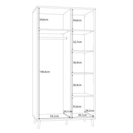 Aksana Szafa ubraniowa L AKNS822L-M992  #7