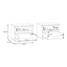 Mayacus Szafki nocne 2 szt. JCKK011ST-M953  #10