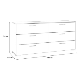 Basjana BSJK221-Q36 komoda z szufladami  #6