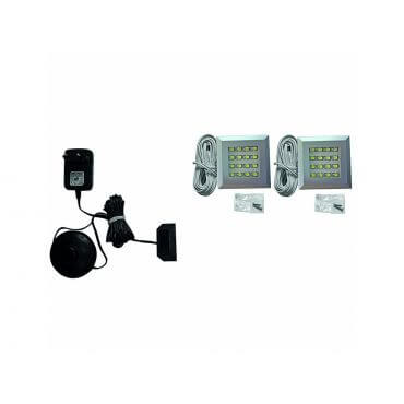 Zestaw oświetlenia LED 2-punktowy IZLED09-02-WK01
